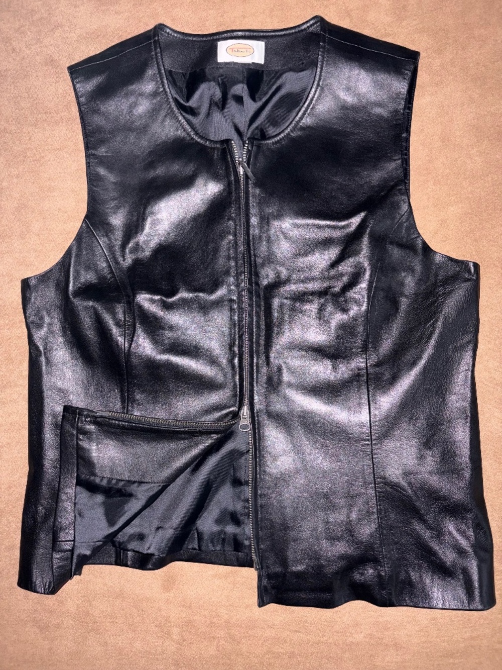 Leather vest